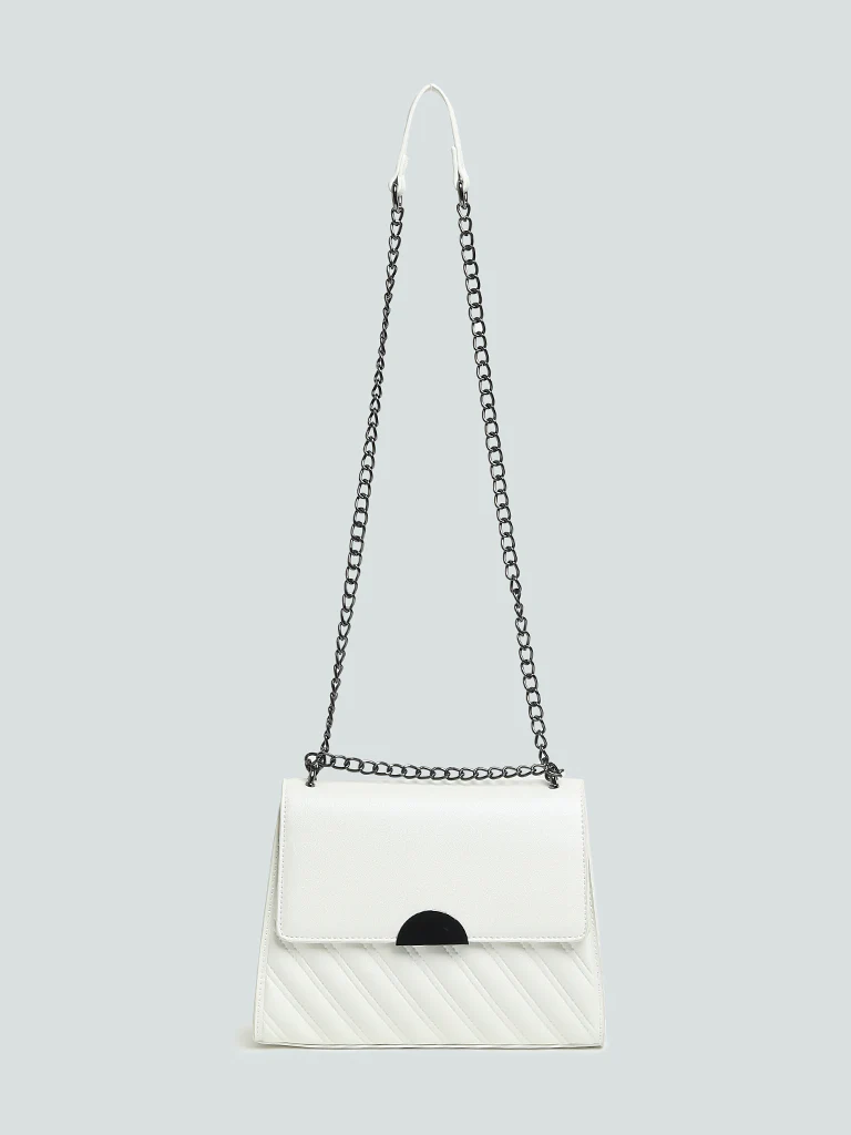 LOV Off-White Clutch Bag